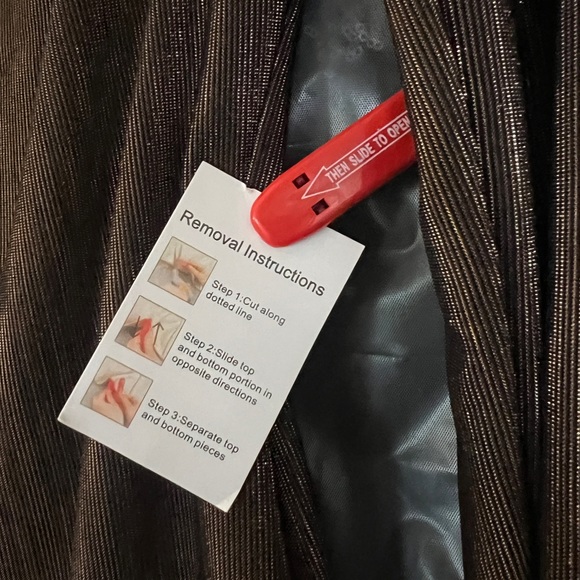 NWT MAC DUGGAL Bodycon Mini Dress with Long Sleeves & Jewel neckline Size 2 - Picture 7 of 15